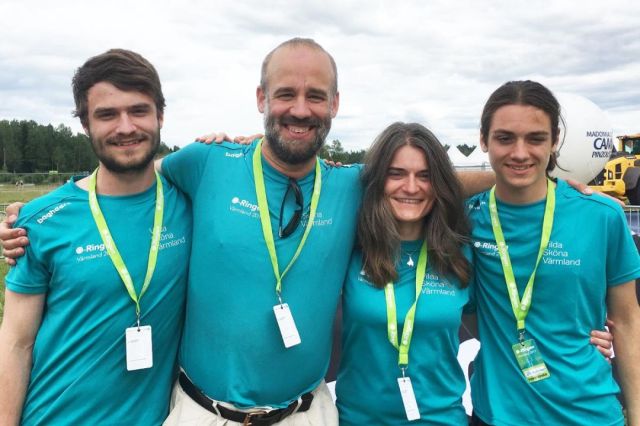 Funktionärsfamiljen Dalheimer på O-Ringen Värmland